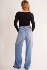 Blusa de Manga Longa After Dusk em Ribana