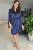 Vestido Curto Urban Frame em Malha Acompanha Capa em Chiffon